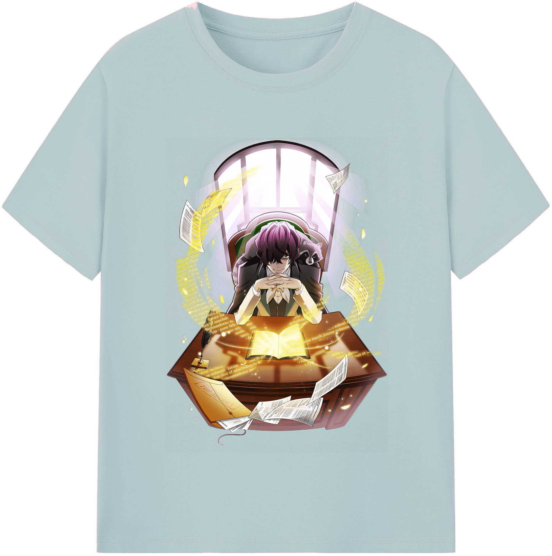 （画像用） 文豪ストレイドッグス Bungo Stray Dogs 綿100％半袖Tシャツ（フロントプリント）